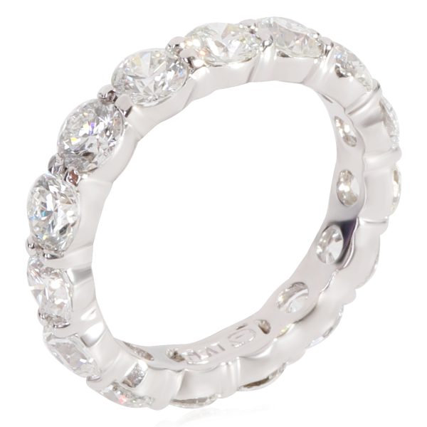 round cut diamond eternity band in platinum 3 1 2 ctw Round Cut Diamond Eternity Band in Platinum 3 12 Ctw