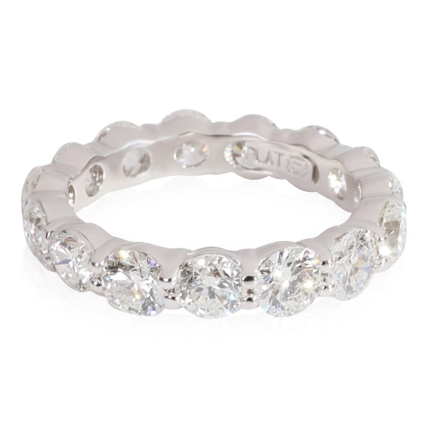 myGemma Round Cut Diamond Eternity Band in Platinum 3 12 Ctw