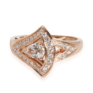 Bvlgari Divas Dream Diamond Ring in 18k Rose Gold 067 CTW Cart