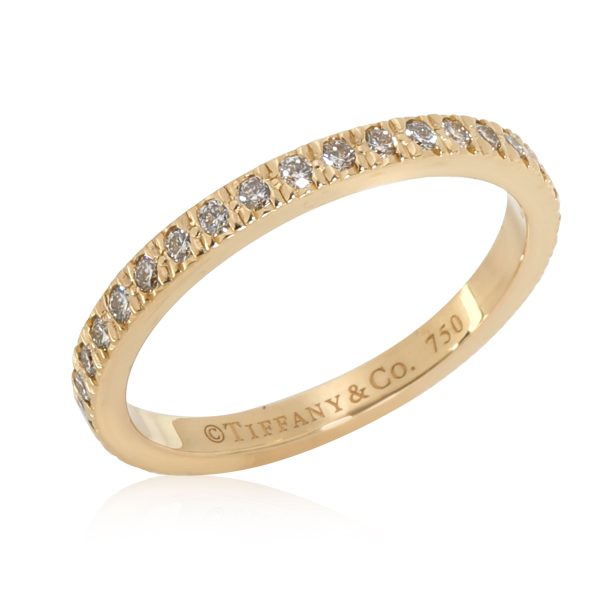 116434 pv Tiffany Co Novo Diamond Eternity Band in 18k Yellow Gold 020 CTW