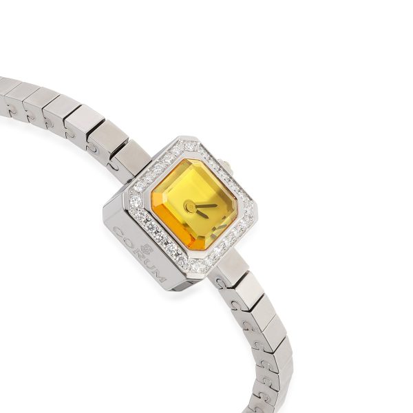 116466 rv 6e19dca5 683b 4ee0 a3bf f9b6297d688d Corum Sugar Cube 13742547 Womens Watch in Stainless Steel