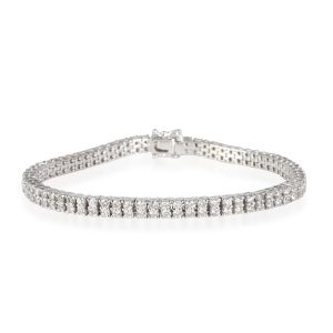 Diamond Tennis Bracelet in 18k White Gold 2 CTW Cart