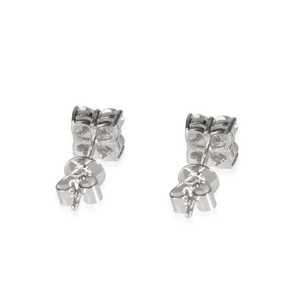 116492 bv Diamond Cluster Stud Earrings in 18k White Gold 120 CTW