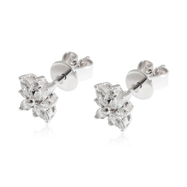 116495 sv 461c13b4 ef4a 488d ac97 702a81f940ac Marquise Round Diamond Stud Earring in 18k White Gold 05 CTW