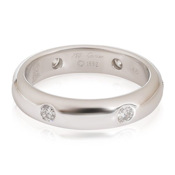 Rings Cartier Stella Diamond Band in 18k White Gold 024 CTW