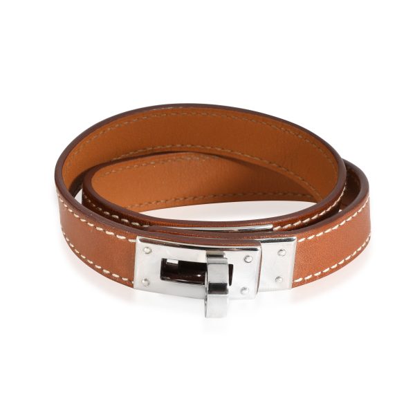 Hermes Kelly Double Tour Bracelet in Caramel Leather Hermes Kelly Double Tour Bracelet in Caramel Leather