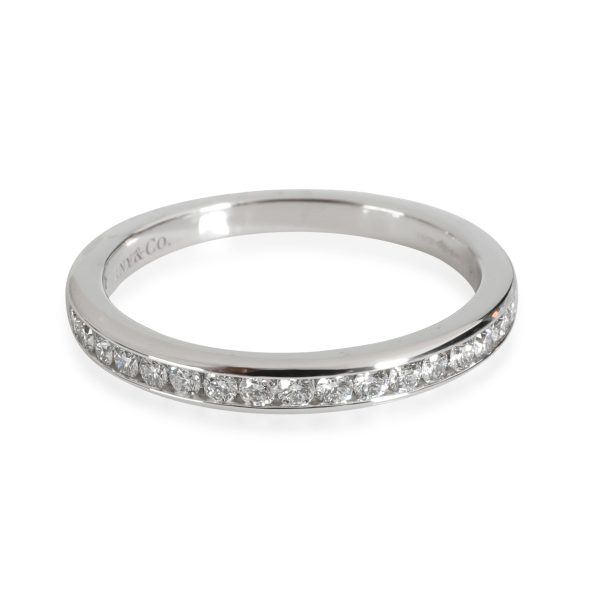 Tiffany Co Tiffany Co Channel Set Halfway Eternity Diamond Band in Platinum 024 Ctw