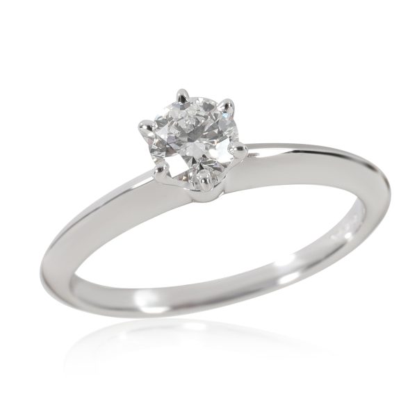 116616 pv Tiffany Co Diamond Engagement Ring in Platinum F VVS2 038 CTW