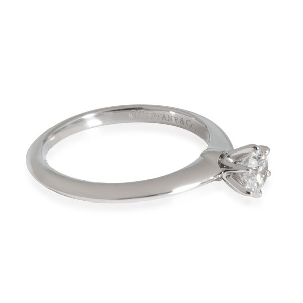 116616 sv Tiffany Co Diamond Engagement Ring in Platinum F VVS2 038 CTW