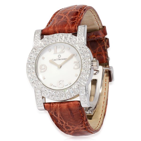 Carl F Bucherer Pathos Diva 10065 Womens Watch in 18kt White Gold Carl F Bucherer Pathos Diva 10065 Womens Watch in 18kt White Gold