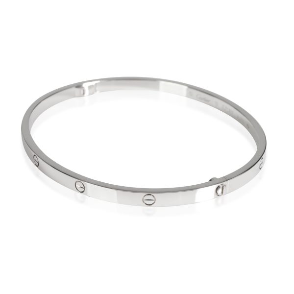 116670 sv Cartier LOVE Bracelet in 18k White Gold