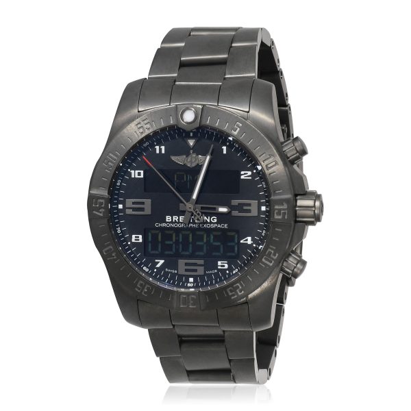 Breitling Exospace VB5510 Mens Watch in Black Steel Breitling Exospace VB5510 Mens Watch in Black Steel