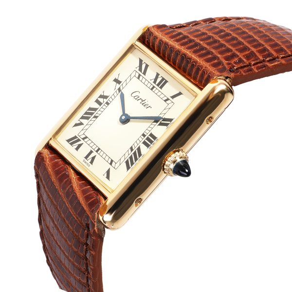 116705 lv dbb9b228 d956 4abb 9734 c19e1fdba7d0 Cartier Tank Tank Womens Watch in Gold Plated