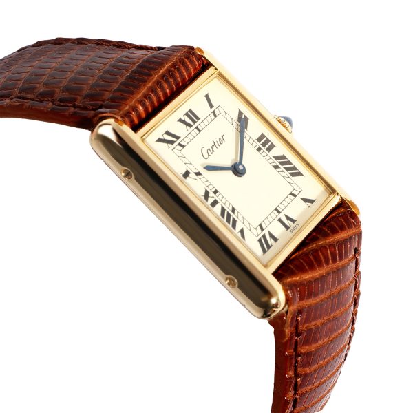 116705 rv b0498ece e555 4295 a609 29a2bb4964c2 Cartier Tank Tank Womens Watch in Gold Plated