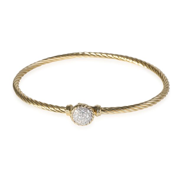 David Yurman Chatelaine Diamond Bracelet in 18k Yellow Gold 01 CTW David Yurman Chatelaine Diamond Bracelet in 18k Yellow Gold 01 CTW