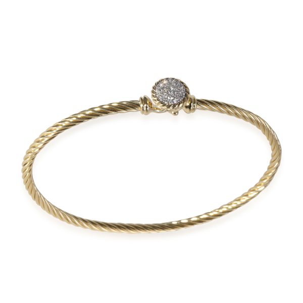 116737 pv David Yurman Chatelaine Diamond Bracelet in 18k Yellow Gold 01 CTW