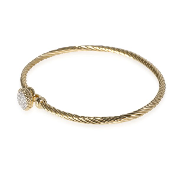 116737 sv David Yurman Chatelaine Diamond Bracelet in 18k Yellow Gold 01 CTW