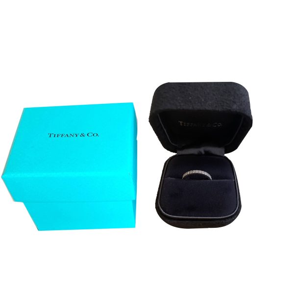 116740 box 7e28a3a8 321c 484c be72 1609e8549d9f Tiffany Co Novo Diamond Wedding Band in Platinum 018 CTW