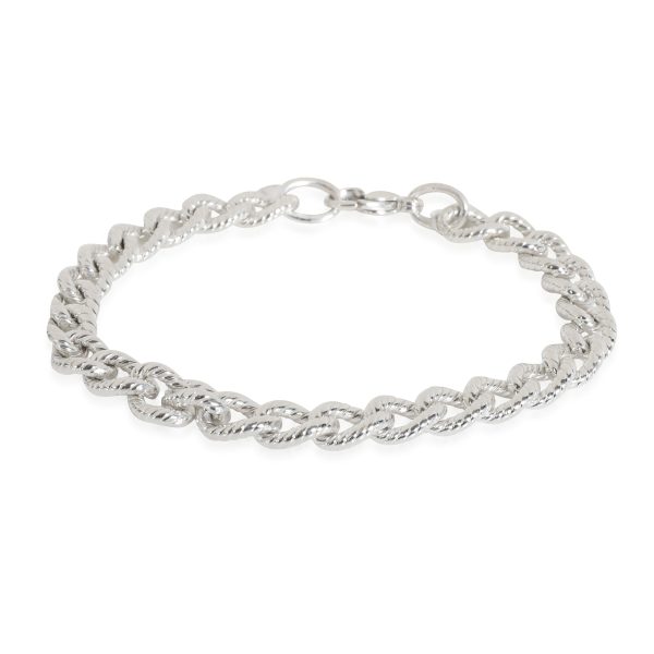 Tiffany Co Curb Link Bracelet in Sterling Silver Tiffany Co Curb Link Bracelet in Sterling Silver