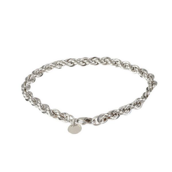 116755 pv Tiffany Co Rope Bracelet in Sterling Silver