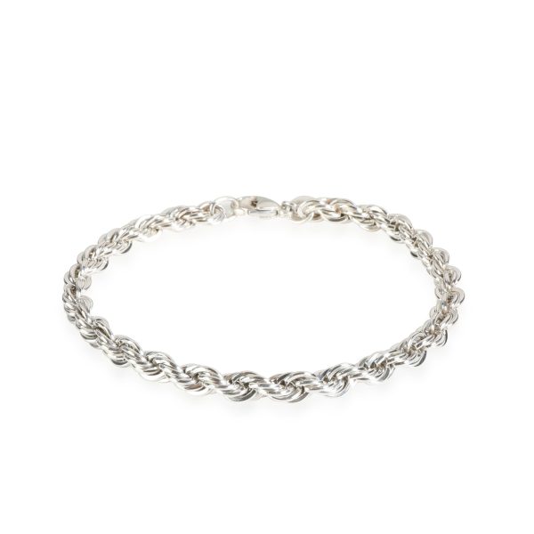 116755 sv Tiffany Co Rope Bracelet in Sterling Silver