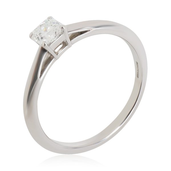 116759 pv Tiffany Co Lucida Diamond Solitaire Ring in 950 Platinum E VVS1 037 CTW