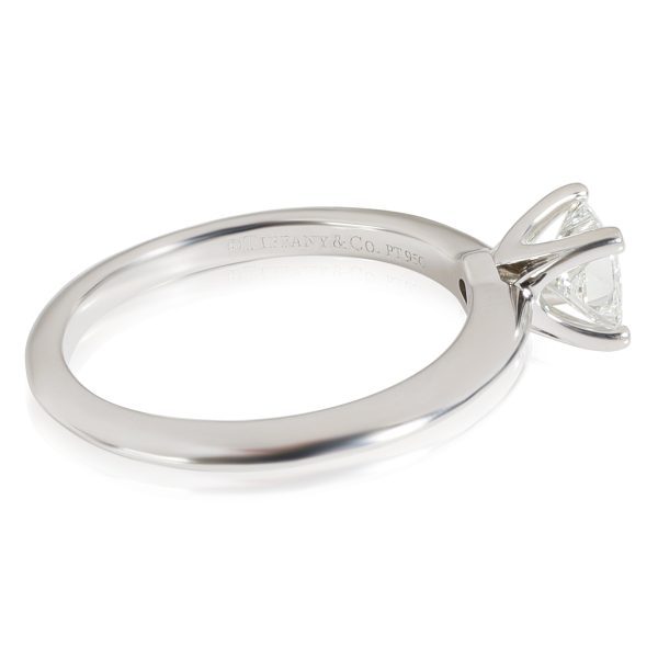 Platinum Solitaire Ring Tiffany Co Diamond Engagement Ring in Platinum I VS2 040 CTW