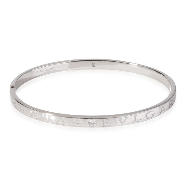 116941 sv Bvlgari Bvlgari Diamond Bracelet in 18k White Gold 026 CTW