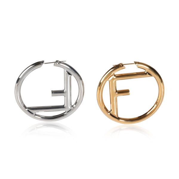 Fendi F is Fendi Hoop Earring in Aluminum Fendi F is Fendi Hoop Earring in Aluminum