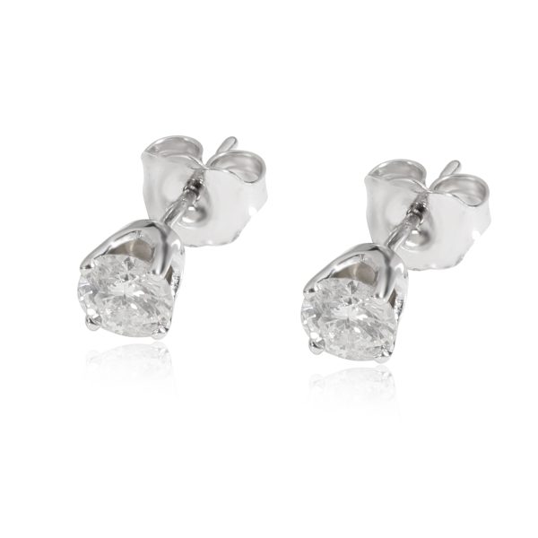 117067 sv 3c778fd4 c5bc 4a92 a8a0 9153295653e3 Diamond Stud Earring in 14k White Gold 075 CTW