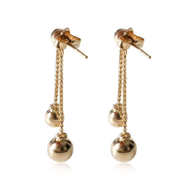 117071 bv David Yurman Solari Diamond Ball Drop Earring in 18K Yellow Gold 002 CTW