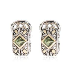 John Hardy Kawung Peridot Hoop Earring in 18K Yellow GoldSterling Silver Gucci Sookie Tote Bag