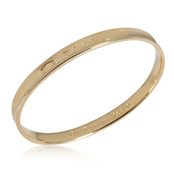 117117 pv Tiffany Co 1837 Bangle in 18K Yellow Gold