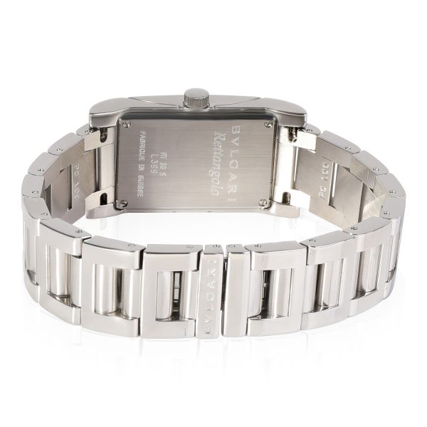 117269 bv d0a7f570 3b6b 4d3a bf85 839f473f828a BVLGARI Rettangolo RT 39 S Womens Watch in Stainless Steel