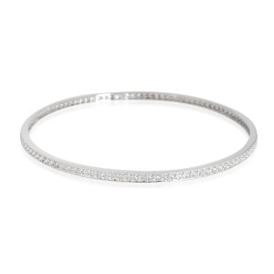 Diamond Slip On Bangle in 18k White Gold 175 CTW Louis Vuitton Estrella MM Leather Shoulder Bag Brown