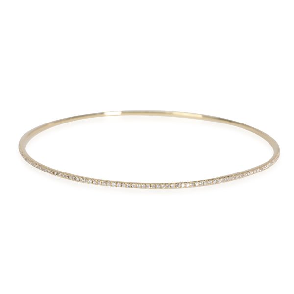 Diamond Bangle in 18k Yellow Gold 075 CTW Diamond Bangle in 18k Yellow Gold 075 CTW