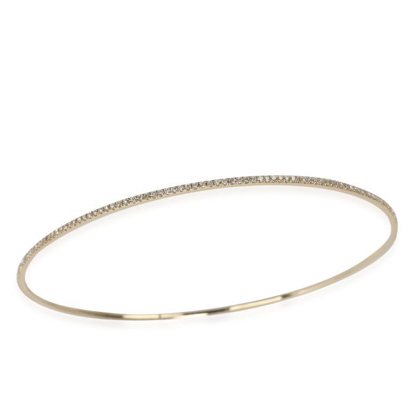 117293 pv Diamond Bangle in 18k Yellow Gold 075 CTW