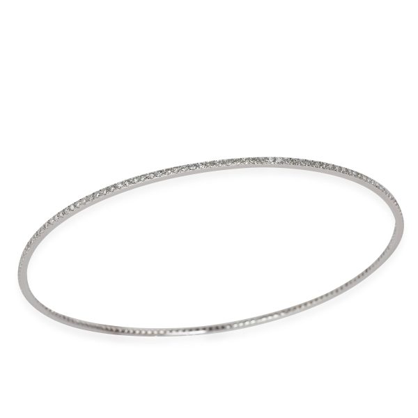 117294 pv Diamond Bangle in 18k White Gold 075 CTW