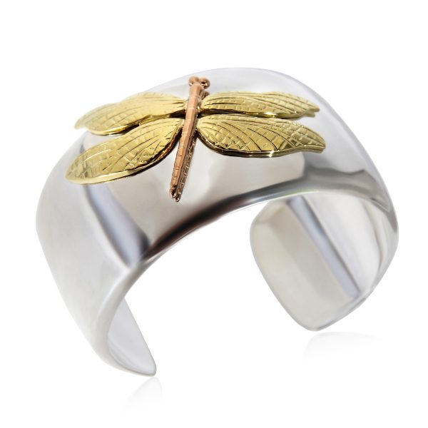 117320 bv Tiffany Co Dragonfly Cuff in 18k GoldSterling