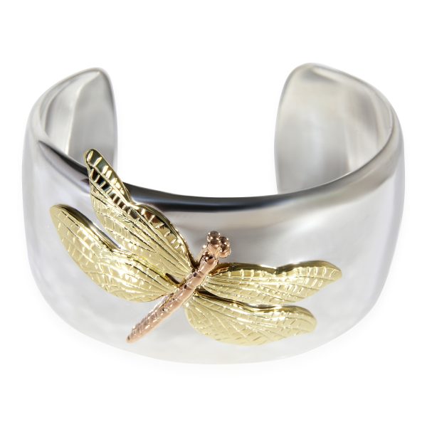 Tiffany Co Dragonfly Cuff in 18k GoldSterling Tiffany Co Dragonfly Cuff in 18k GoldSterling