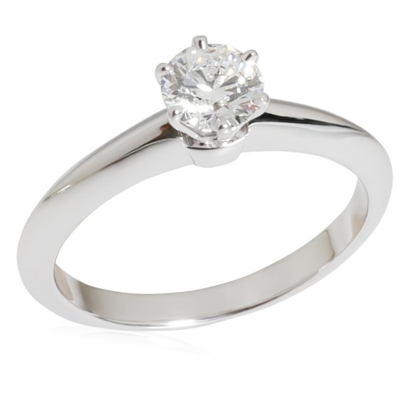 Tiffany Co Diamond Engagement Ring in Platinum D IF 046 CTW Tiffany Co Diamond Engagement Ring in Platinum D IF 046 CTW