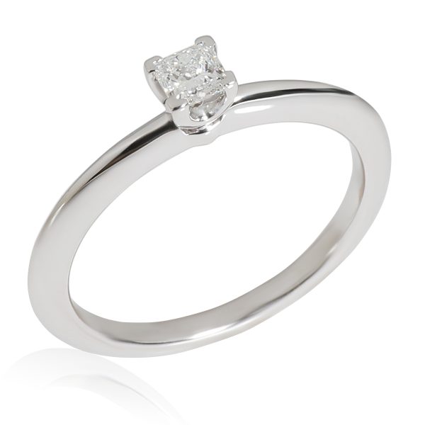 Tiffany Co Tiffany Co Diamond Princess Cut Engagement Ring in Platinum D VS1 018 CTW