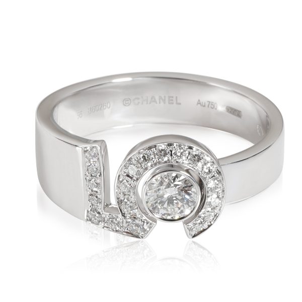 Rings Chanel Eternal No 5 Diamond Ring in 18K White Gold