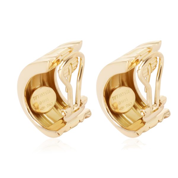 117520 av Tiffany Co Atlas Earrings in 18k Yellow Gold