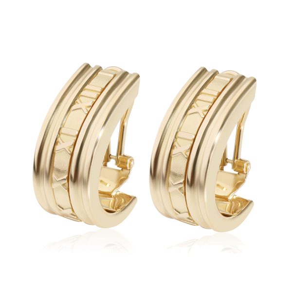 117520 pv Tiffany Co Atlas Earrings in 18k Yellow Gold