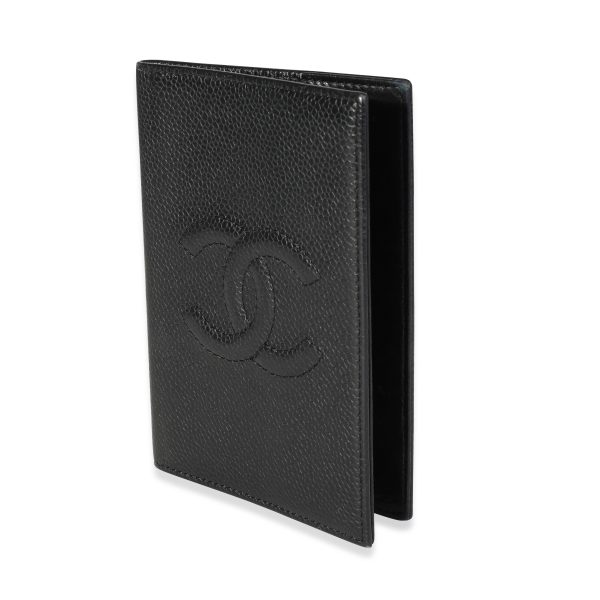 117839 sv a5c19ce6 cc4a 474e b105 6f019cba9c0a Chanel Black Caviar Timeless Passport Case