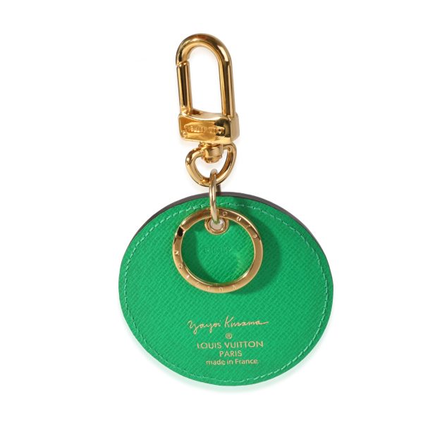 117950 sv e2d5a30b 68f1 4627 84b1 3d2e0495f2be Louis Vuitton x Yayoi Kusama Green Infinity Dots Monogram Canvas Bag Charm