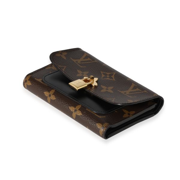 117994 clasp Louis Vuitton Monogram Canvas Flower Compact Wallet