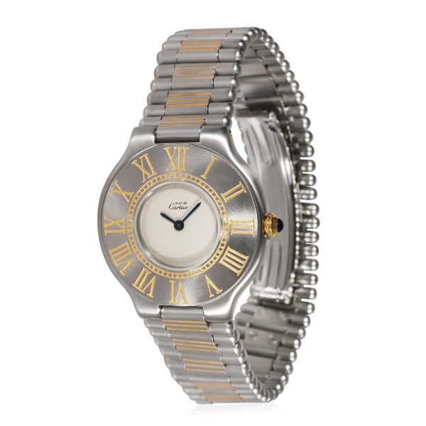 Cartier Le Must De Cartier 21 90113 Womens Watch in Stainless Steel Cartier Le Must De Cartier 21 90113 Womens Watch in Stainless Steel