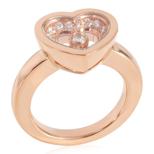 118150 bv aaaf4cce f287 4044 87c2 fb5a0f7d1ca9 Chopard Happy Diamonds Ring in 18K Rose Gold 024 CTW